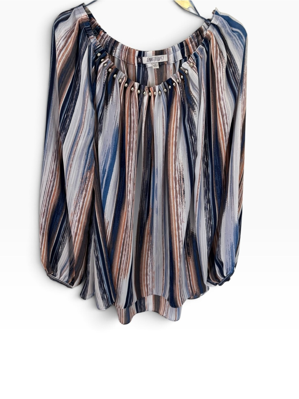 Jennifer Lopez Boho Style Blouse Size 1X NWT